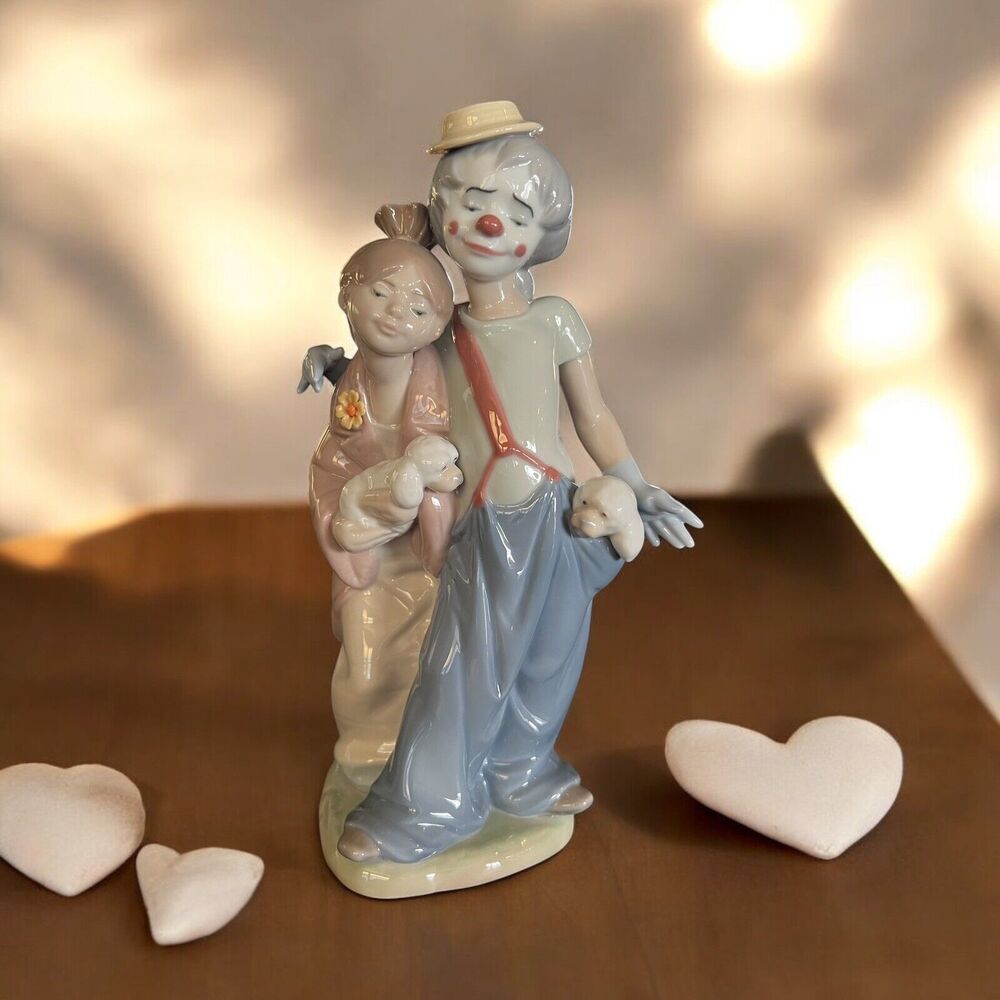 Lladro Pals Forever #7686 Porcelain Figurine Retired Society Edition Made Spain